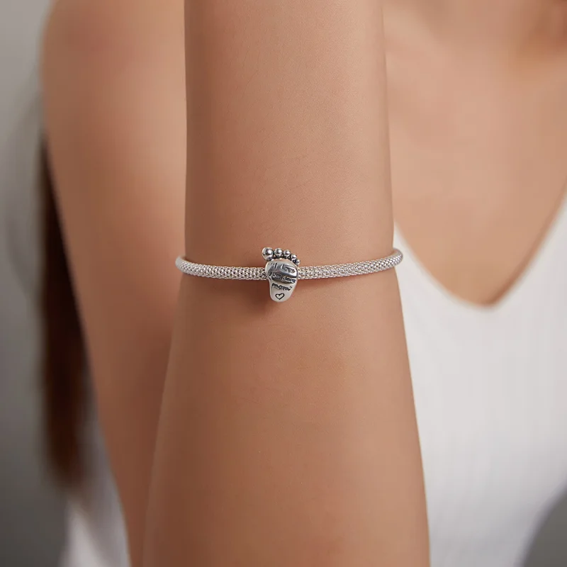 (obrázek pro) Pandora stylu Love Feet Charm - SCC1901 - Zobrazit 5