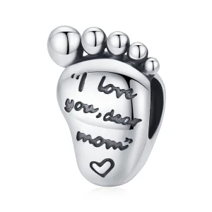 (obrázek pro) Pandora stylu Love Feet Charm - SCC1901