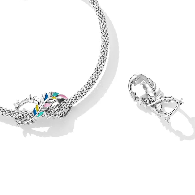 (obrázek pro) Pandora stylu Pero nekonečnosti Symbol Charm - SCC2322 - Zobrazit 4