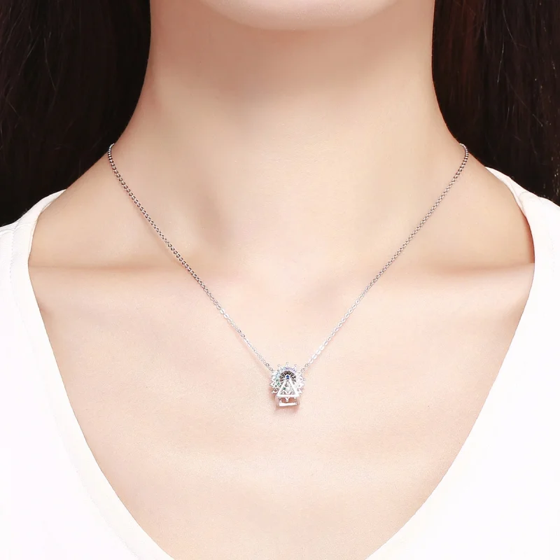 (obrázek pro) Pandora stylu Stříbrný Amulet Kolotoč - SCC1028 - Zobrazit 6
