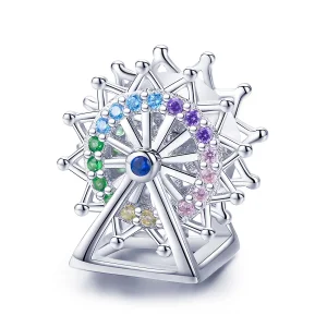 (obrázek pro) Pandora stylu Stříbrný Amulet Kolotoč - SCC1028