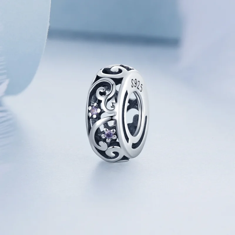 (obrázek pro) Pandora stylu Streamer Spacer Charm - BSC639 - Zobrazit 2