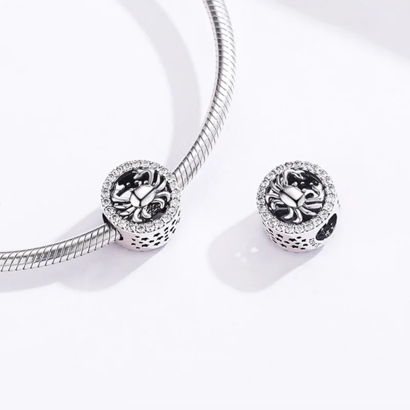 (obrázek pro) Stříbrný amulet ve stylu Pandora se znamením Rak - SCC1213 - Zobrazit 5