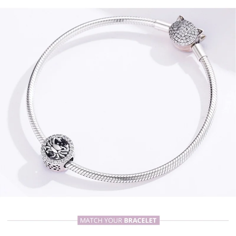 (obrázek pro) Stříbrný amulet ve stylu Pandora se znamením Rak - SCC1213 - Zobrazit 7