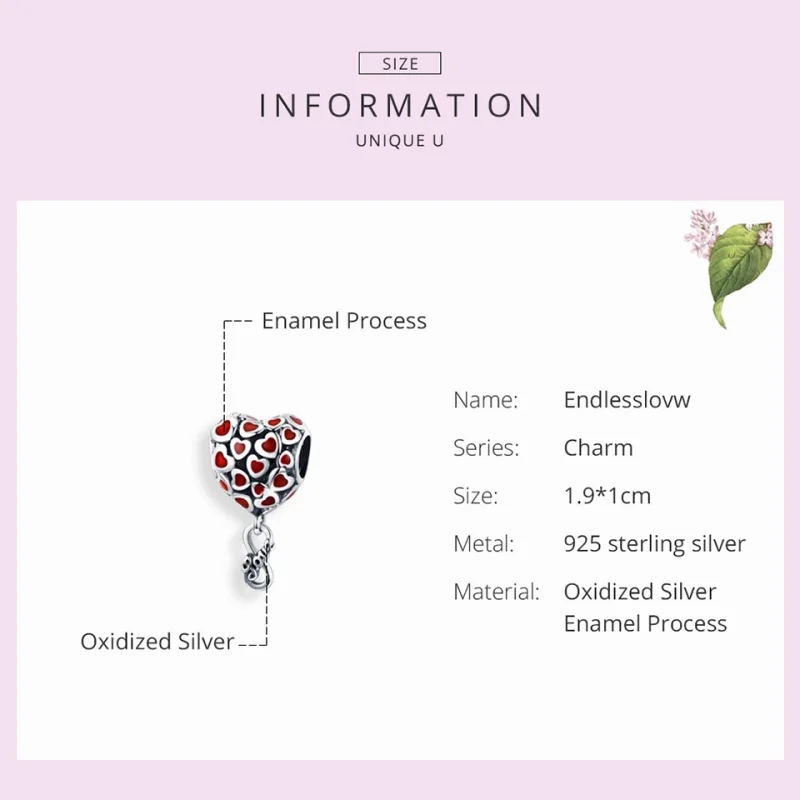 (obrázek pro) Stříbrný přívěsek Pandora Style Silver Endlesslovw Dangle Charm - SCC1180 - Zobrazit 4
