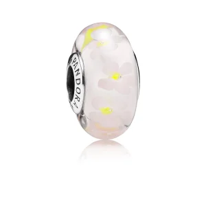 (obrázek pro) Bílé sklo Muráno, sterlingové stříbro - 791623 - Přívěsky | PANDORA