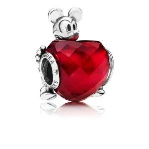(obrázek pro) Disney, Mickeyho srdce z lásky - 797168NFR - Přívěsky | PANDORA
