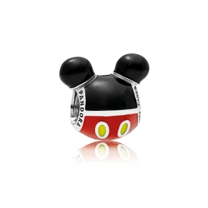 (obrázek pro) Disney, Přívěsek Mickey Mouse Ikona siluety PANDORA