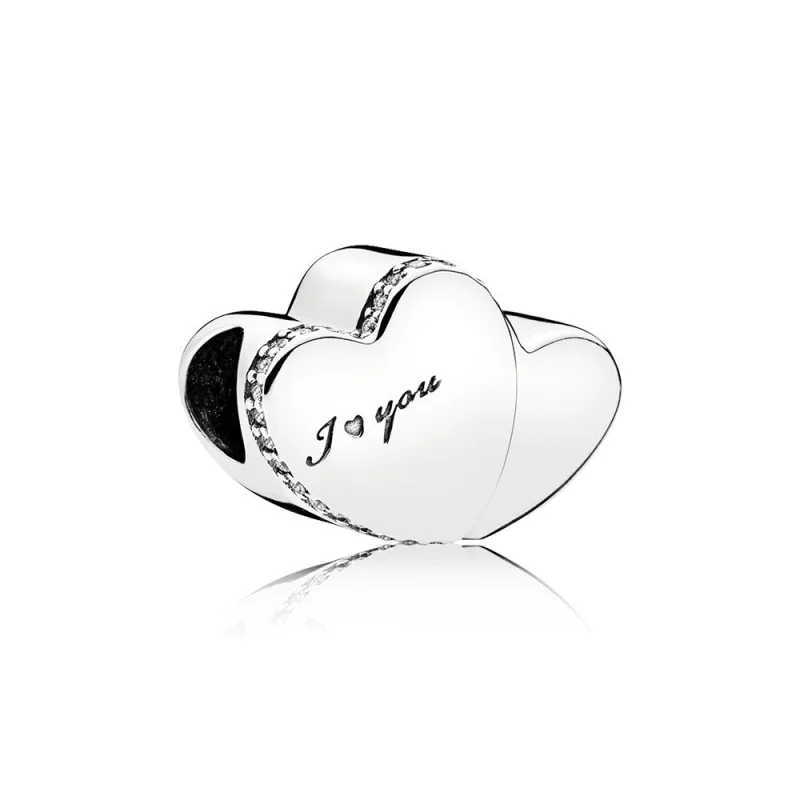 (obrázek pro) Dvě srdce - 796560CZ - Přívěsky | PANDORA - Zobrazit 2