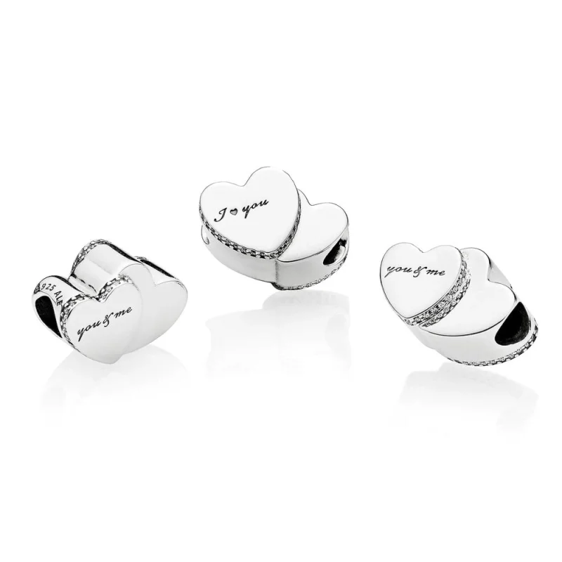 (obrázek pro) Dvě srdce - 796560CZ - Přívěsky | PANDORA - Zobrazit 3