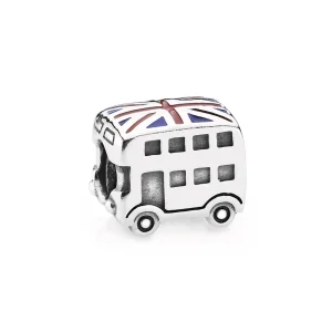 (obrázek pro) Přívěsek autobus s vlajkou Velké Británie, sterlingové stříbro, mix glazur - 791049ER - Přívěsky | PANDORA