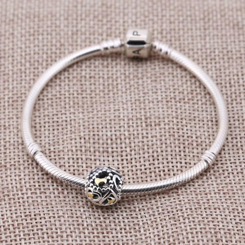 (obrázek pro) Přívěsek šíření lásky, sterlingové stříbro, 14k zlato - 791372 - Přívěsky | PAND - Zobrazit 3