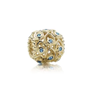 (obrázek pro) Přívěsek hluboké modré moře, 14kt zlato, modrý topaz - 750817TPP - Přívěsky | PANDORA