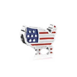 (obrázek pro) Přívěsek hranice US, sterlingové stříbro, mix glazur - 791272ENMX - Přívěsky | PANDORA