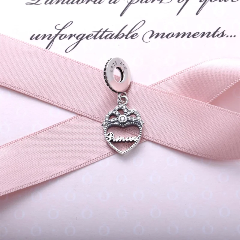 (obrázek pro) Visací přívěsek Princess Crown Heart PANDORA - Zobrazit 2
