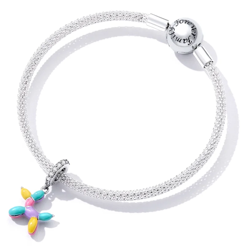 (obrázek pro) Pandora styl Balonový štěně Dangle - SCC2217 - Zobrazit 4