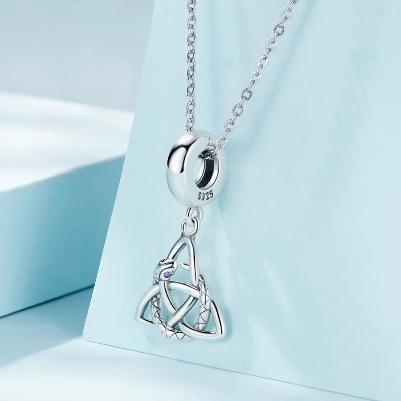 (obrázek pro) Pandora styl Keltské symboly visící - SCC2382 - Zobrazit 2