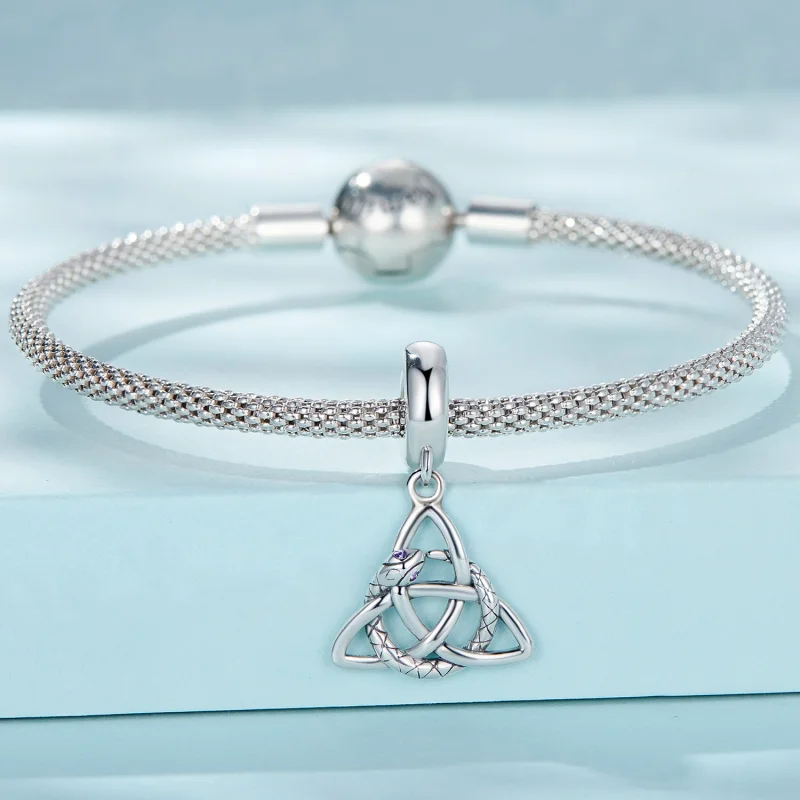 (obrázek pro) Pandora styl Keltské symboly visící - SCC2382 - Zobrazit 3