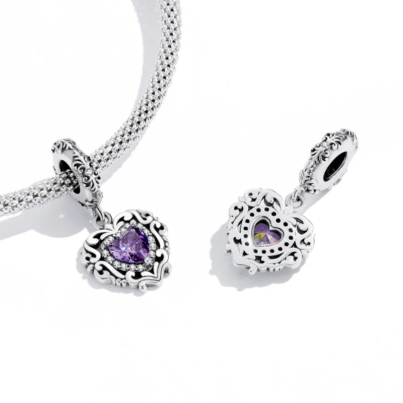 (obrázek pro) Pandora styl Klasický Love Dangle - SCC2181 - Zobrazit 4