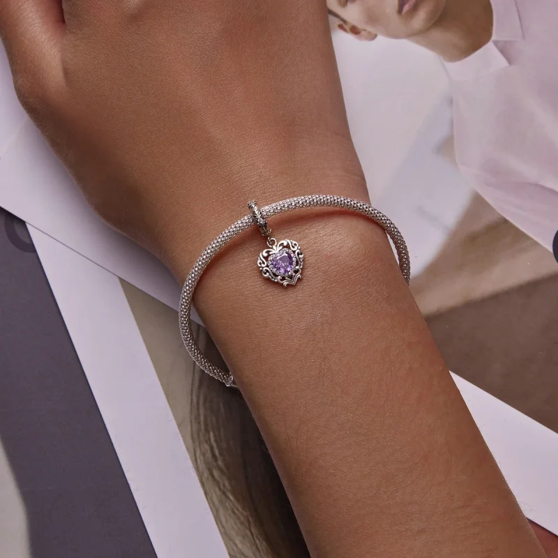 (obrázek pro) Pandora styl Klasický Love Dangle - SCC2181 - Zobrazit 5