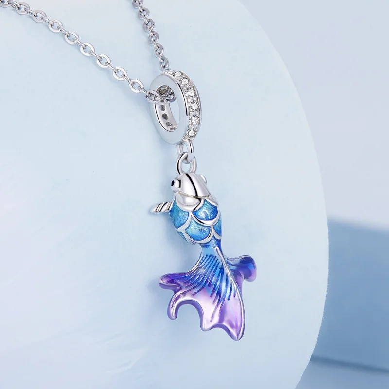 (obrázek pro) Pandora styl Koi Carp Dangle - BSC684 - Zobrazit 2