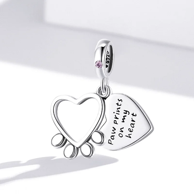 (obrázek pro) Pandora styl Láska drápy Dangle - BSC511 - Zobrazit 2
