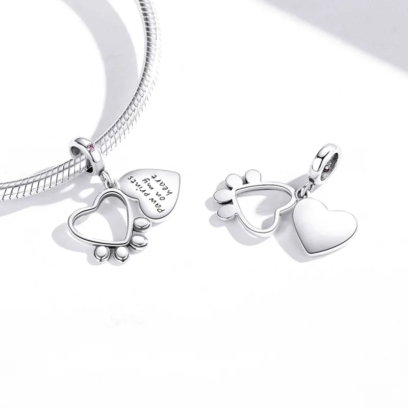 (obrázek pro) Pandora styl Láska drápy Dangle - BSC511 - Zobrazit 3