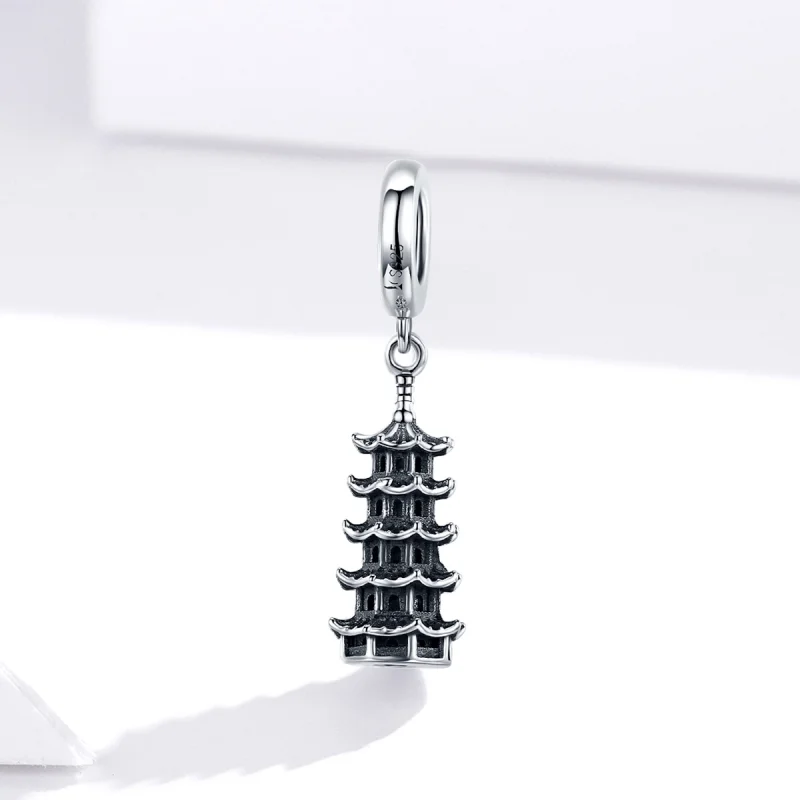 (obrázek pro) Pandora styl Čínská věž Dangle - SCC1544 - Zobrazit 4