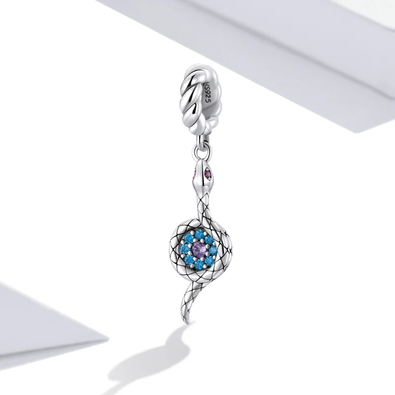(obrázek pro) Pandora styl Oční amulet hada démona - SCC2161 - Zobrazit 2