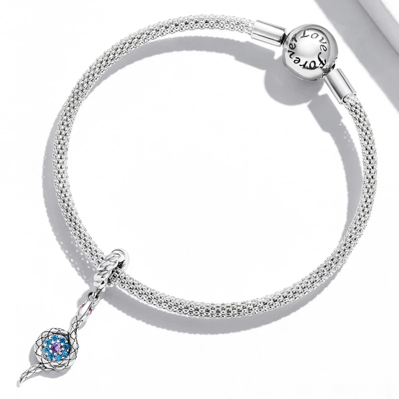 (obrázek pro) Pandora styl Oční amulet hada démona - SCC2161 - Zobrazit 3