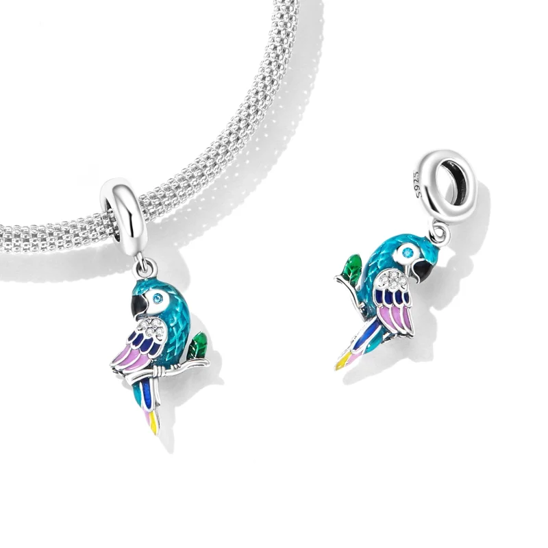 (obrázek pro) Pandora styl Papoušek Dangle - SCC2271 - Zobrazit 4
