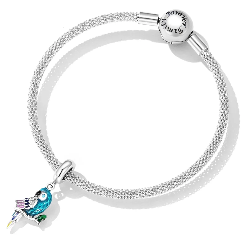(obrázek pro) Pandora styl Papoušek Dangle - SCC2271 - Zobrazit 5