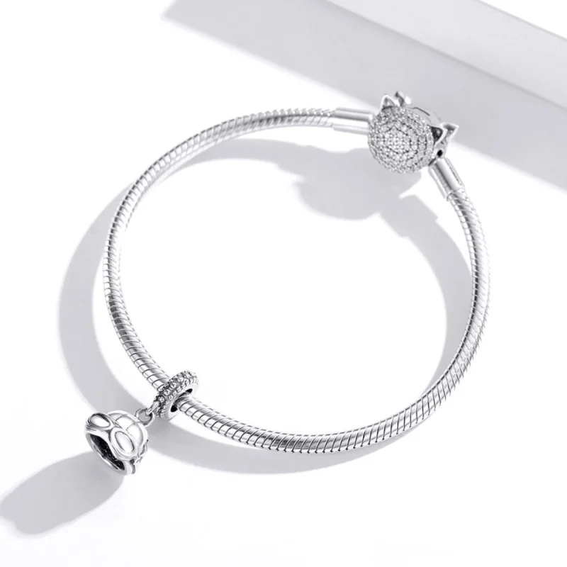 (obrázek pro) Pandora styl retro přívěsek helma - SCC1711 - Zobrazit 3