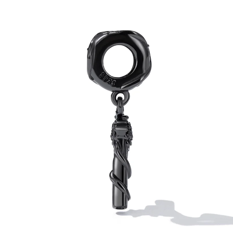 (obrázek pro) Pandora styl Růžová pistole Dangle - SCC2241 - Zobrazit 3