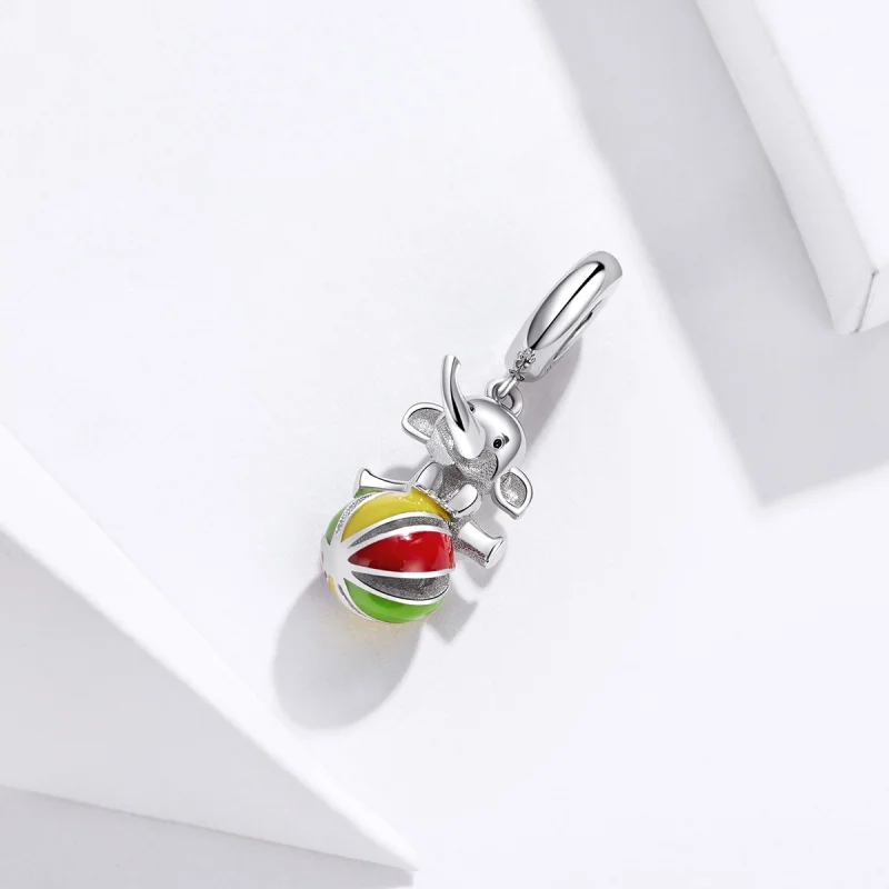 (obrázek pro) Pandora styl Slon Dangle - BSC091 - Zobrazit 2