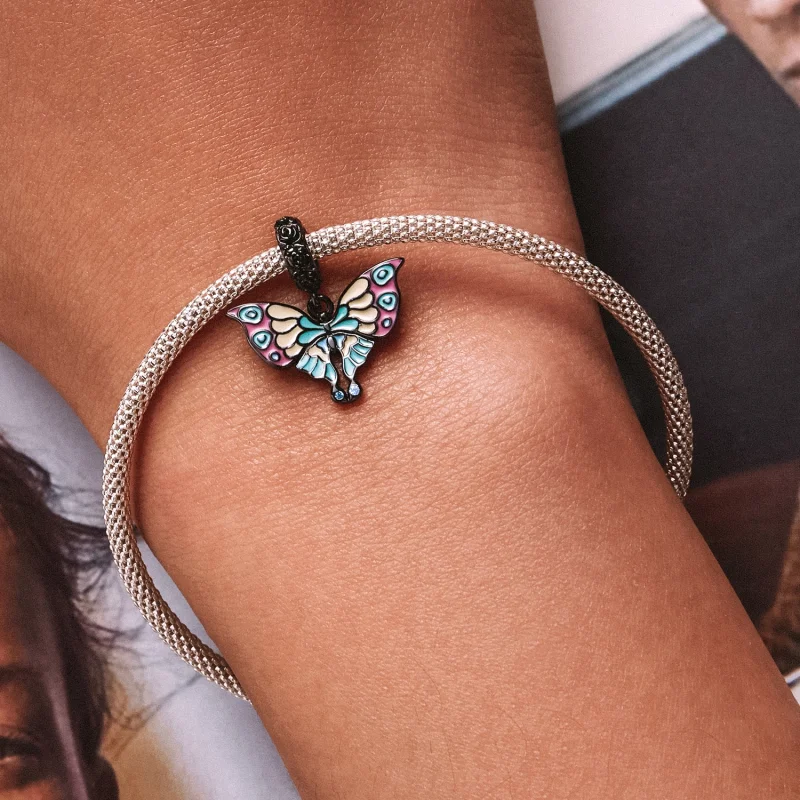 (obrázek pro) Pandora styl Umělecký motýl Dangle - SCC2240 - Zobrazit 6