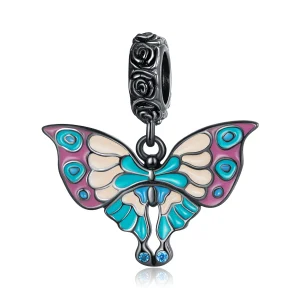 (obrázek pro) Pandora styl Umělecký motýl Dangle - SCC2240