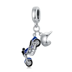 (obrázek pro) Pandora stylu motocykl přívěsek - SCC2364