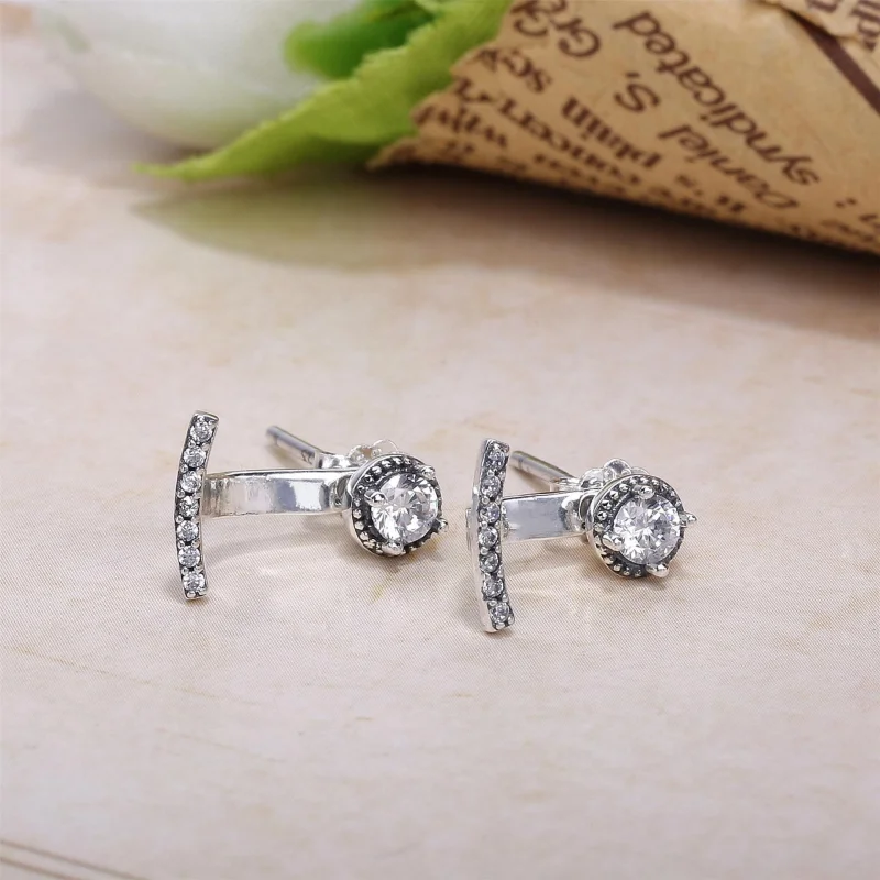 (obrázek pro) Abstraktní elegance - 290743CZ - Náušnice | PANDORA - Zobrazit 2