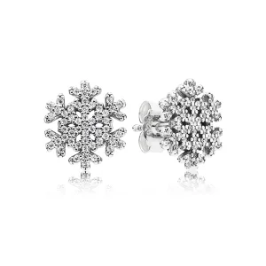 (obrázek pro) Náušnice Sněhová vločka PANDORA