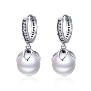 (obrázek pro) Pandora styl stříbrné náušnice Gentle Love - SCE482