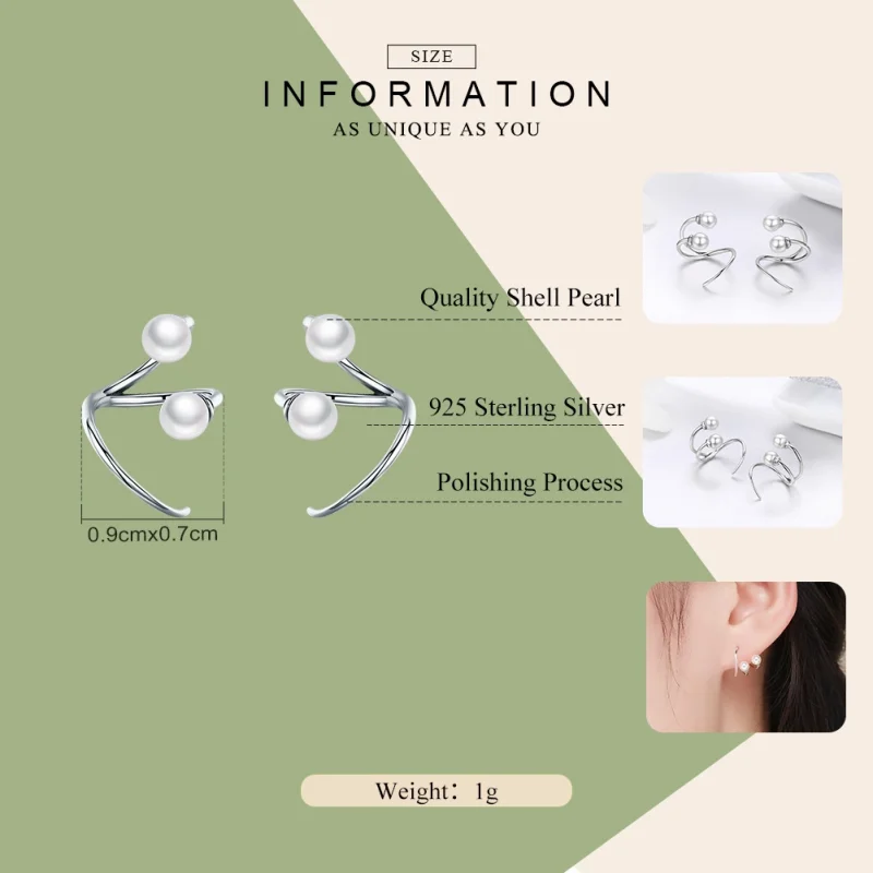 (obrázek pro) Stříbrné náušnice Pandora Style Silver Tender You - SCE306 - Zobrazit 4