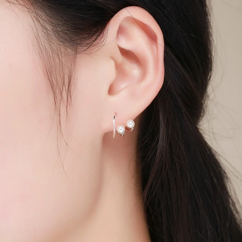 (obrázek pro) Stříbrné náušnice Pandora Style Silver Tender You - SCE306 - Zobrazit 6