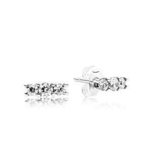 (obrázek pro) Třpytivá elegance - 290725CZ - Náušnice | PANDORA