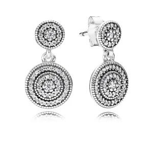 (obrázek pro) Zářivá elegance - 290688CZ - Náušnice | PANDORA