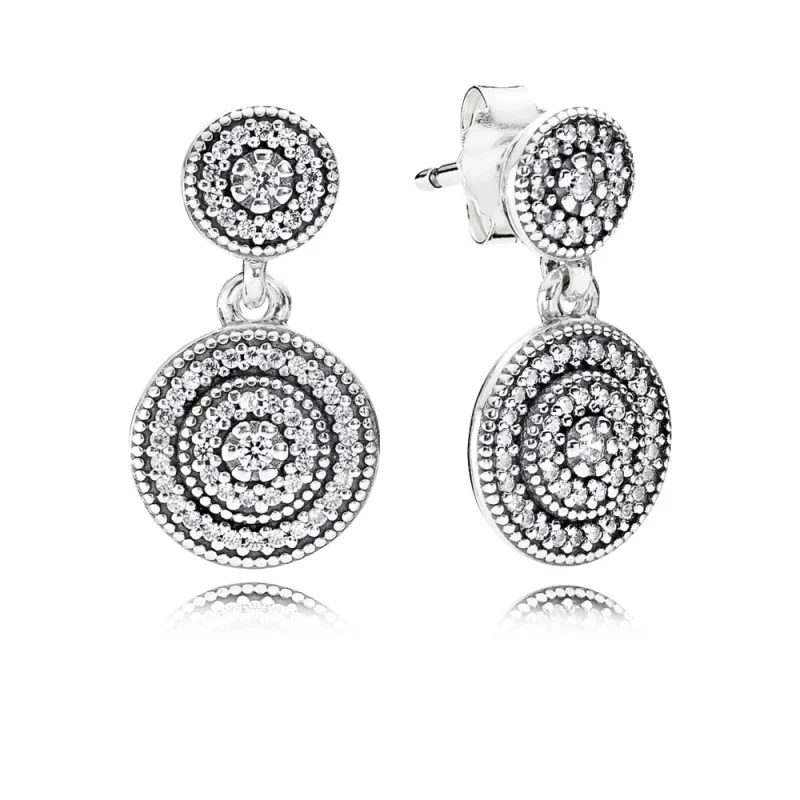 (obrázek pro) Zářivá elegance - 290688CZ - Náušnice | PANDORA