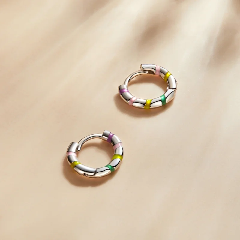 (obrázek pro) Pandora styl Mini střapcové náušnice - SCE1284 - Zobrazit 2