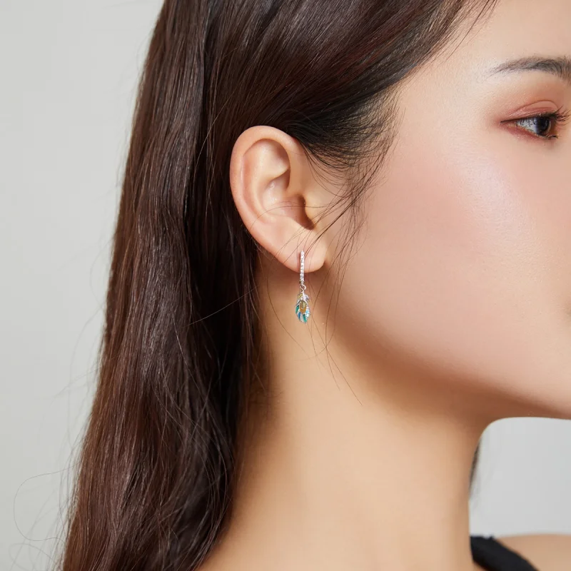 (obrázek pro) Pandora stylu Iroha kolečkové náušnice - BSE485 - Zobrazit 8