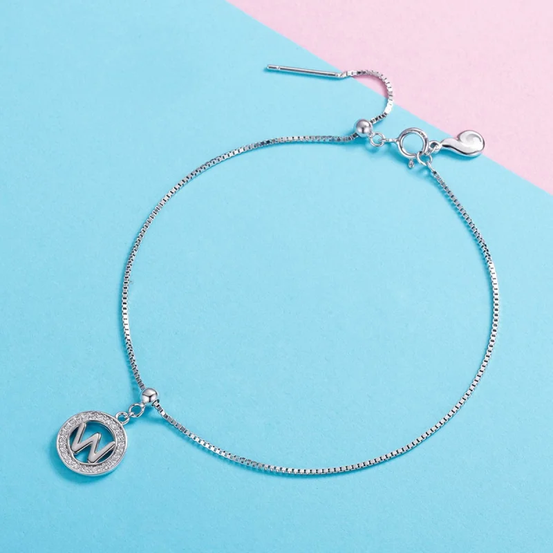 (obrázek pro) Pandora stylu Já si přeji dopis-W Dangle - BSP001-W - Zobrazit 2