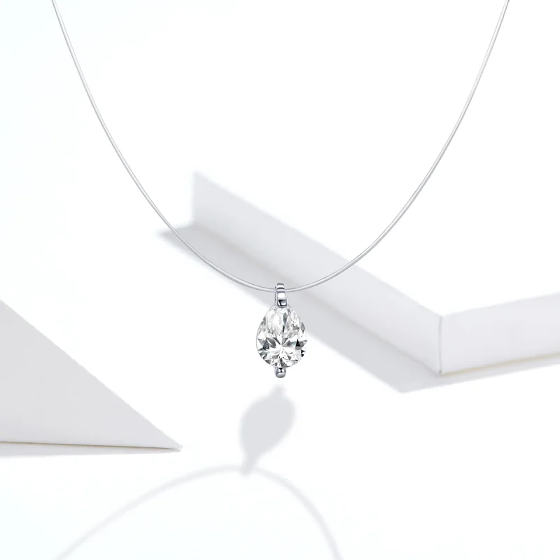 (obrázek pro) Pandora styl stříbrný lesklý náhrdelník - SCN332-D - Zobrazit 7